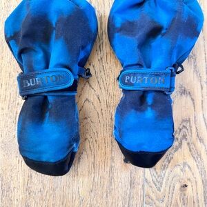 Burton Black and Teal Youth Ski Mittens